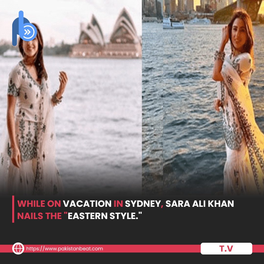 PakistanBeat's tweet photo. Sara Ali Khan is Stunning in her Most Recent Photos from Sydney, Australia. Sara Nails the Eastern Style by Wearing White Gharara.
Read More:
https://t.co/waWCpYcxrs
#SaraAliKhan #VacationGoals #Sydney #EasternStyle #FashionInspiration #TravelFashion #TravelStyle #BeachFashion https://t.co/F0fbpLPzdd
