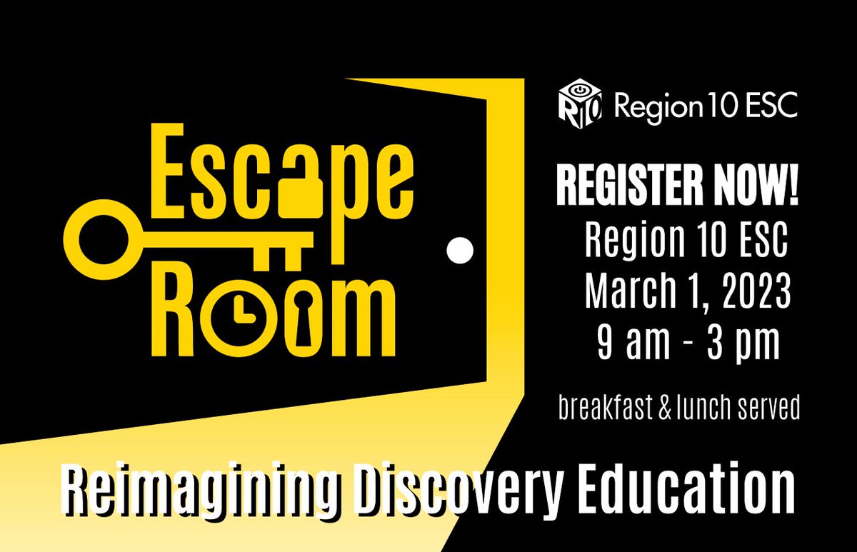 R10 Tech (@r10tech) on Twitter photo 📣 It's not too late to join our event! If you're an #R10Tech <a href="/DiscoveryEd/">Discovery Education</a> district OR if you want to know more about Discovery Ed, this day is for you!
📆 Join us on 3/1 for a day of Discovery <a href="/Region10ESC/">Region 10 ESC</a>.
➡️ Find details & register here: txr10.escworks.net/catalog/sessio… 📣 It's not too late to join our event! If you're an #R10Tech <a href="/DiscoveryEd/">Discovery Education</a> district OR if you want to know more about Discovery Ed, this day is for you!
📆 Join us on 3/1 for a day of Discovery <a href="/Region10ESC/">Region 10 ESC</a>.
➡️ Find details & register here: txr10.escworks.net/catalog/sessio…
