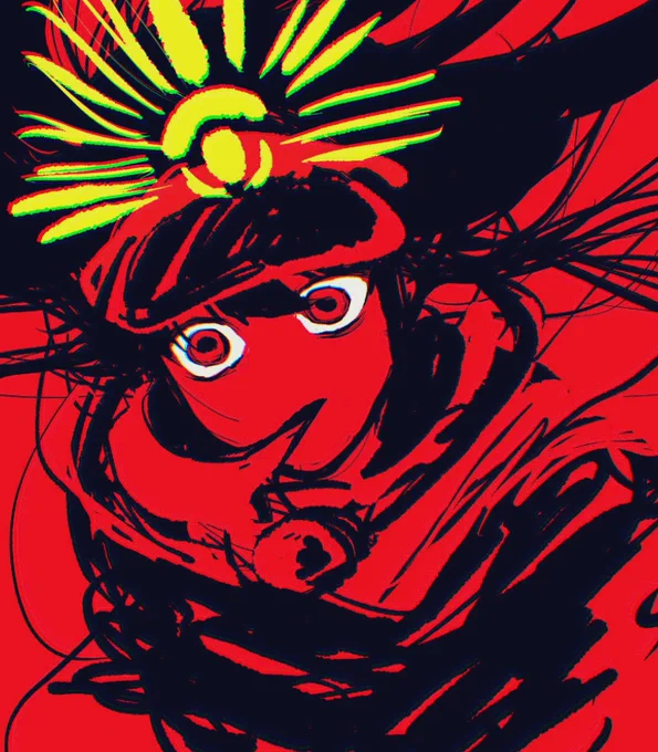 また同じ構図描いてる 