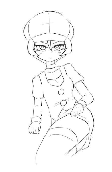セクシーなラングレーちゃんが描きたかったんだけどなんか違うわってなってしまったのでとりあえず供養 