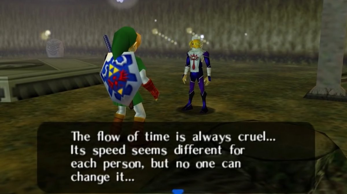 ZeldaUniverse's tweet photo. As I get older, these words from Sheik hit hard... 🥲 https://t.co/5CgzMpfQdw