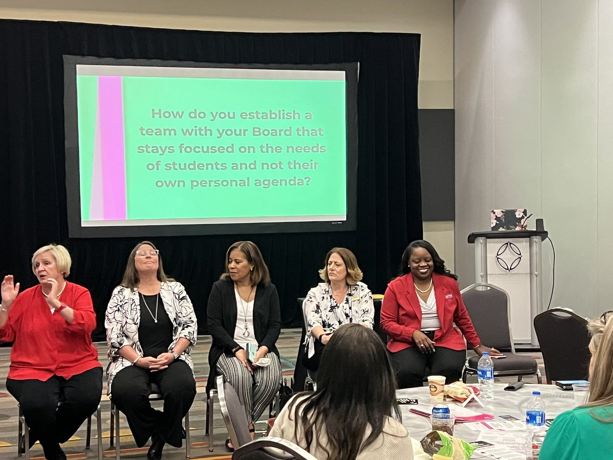 Power Panel of Female Supts speak to our Aspiring Supt Academy for Female Leaders <a href="/AASAHQ/">AASA</a> #NCE2023 <a href="/ValerieTruesdal/">Valerie Truesdale</a>