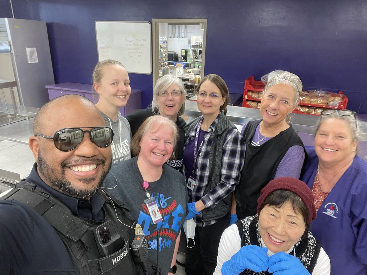 OfcHobbs's tweet photo. I talk about lunch a lot. Well today, I want to show you some of the amazing staff from @missionbraves  and @LFWarriors  who provide lunch on a daily basis to students, staff and me (👀). #bpsne https://t.co/kDoVYM16MN
