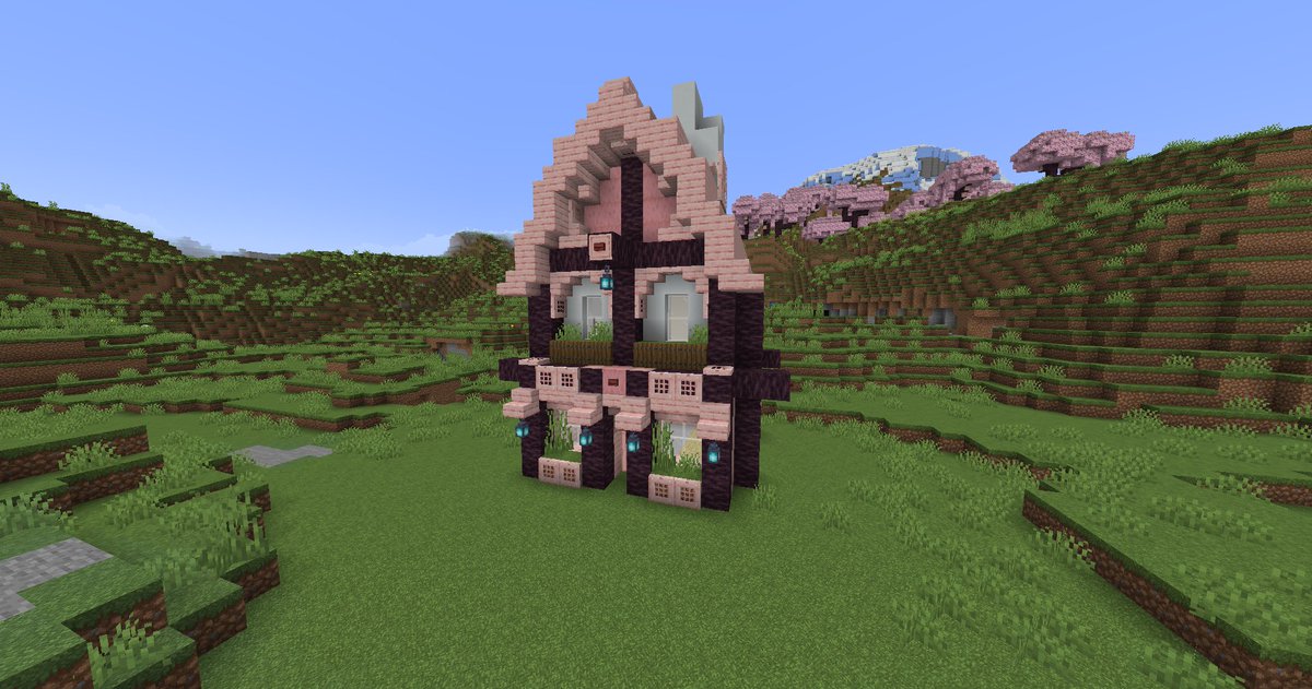 Koredflower's tweet photo. mmm pink house https://t.co/sppiR0K5dP