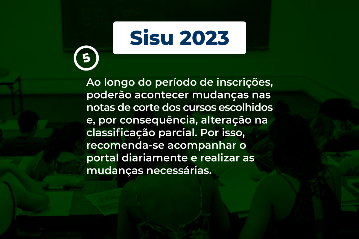 Notas de Corte SiSU 2023 na UFRJ - Todos os cursos