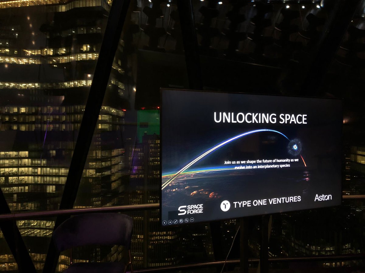 Dave10N's tweet photo. 👽 @TypeOneVC event is out of this World! Great to hear how we can best explore and invest in SpaceTech @spacegovuk @EuropeanSpaceA1 https://t.co/eQnkLRnNrd
