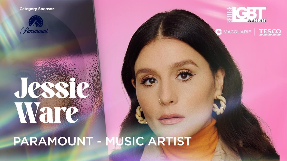 🏆 | @JessieWare is nominated for the #BritishLGBTAwards in the category Music Artist. 

Vote here: britishlgbtawards.com/vote-now