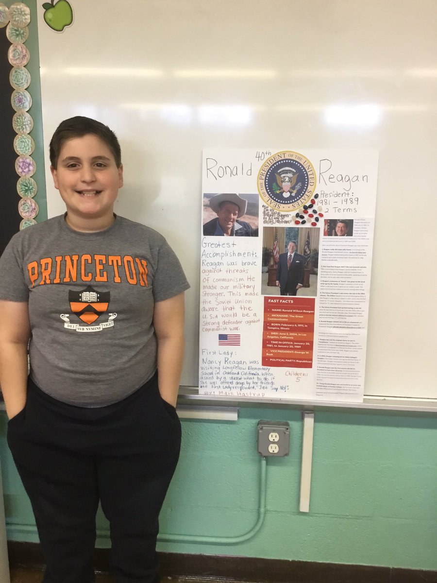 MrsRienzo's tweet image. Amazing President Projects by my class today! We learned so many facts! @ORHEagles21 #wehelpchildren #makingitfun