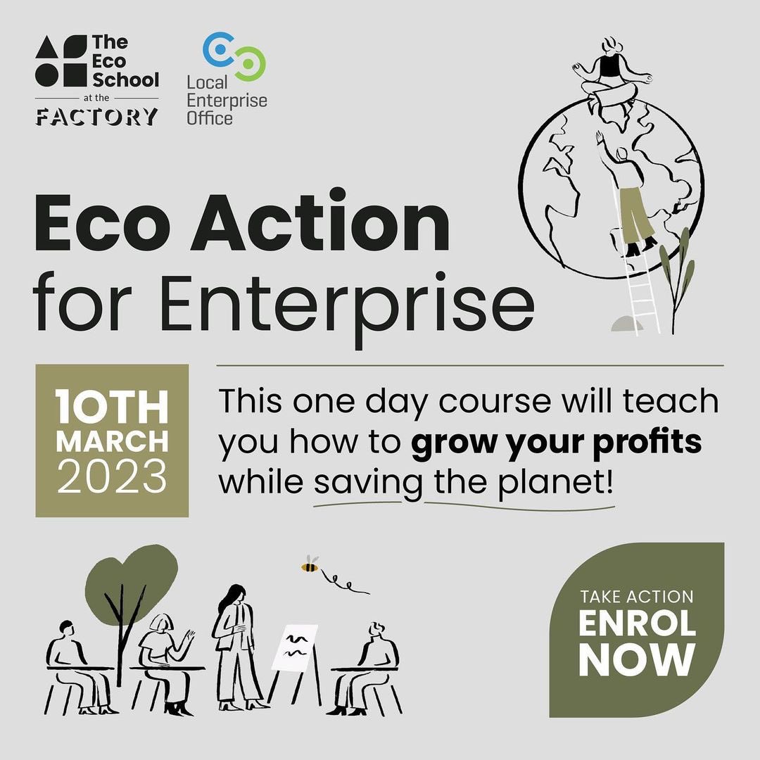 We are SO excited to launch our very first course in conjunction with a new educational aspect of the business - The Eco School. The course is titled ECO ACTION FOR ENTERPRISE! 🌿 Book your place here: rb.gy/asajrb