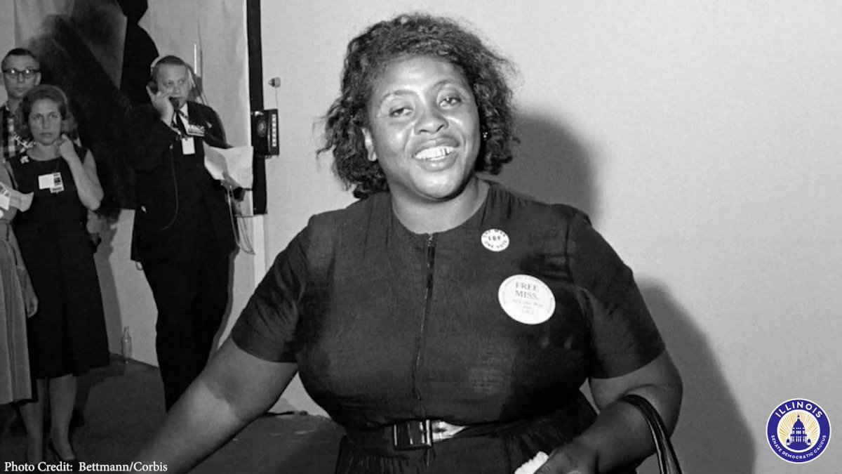 mayonnnnnn_'s tweet photo. Happy Black History Month to Fannie Lou Hamer. She taught me that political critique and cultural organizing can be one in the same. She reminds me to center those most affected by racism. And she represents what it means to never let anyone, including your own, silence you https://t.co/aZ8bUbBeUL
