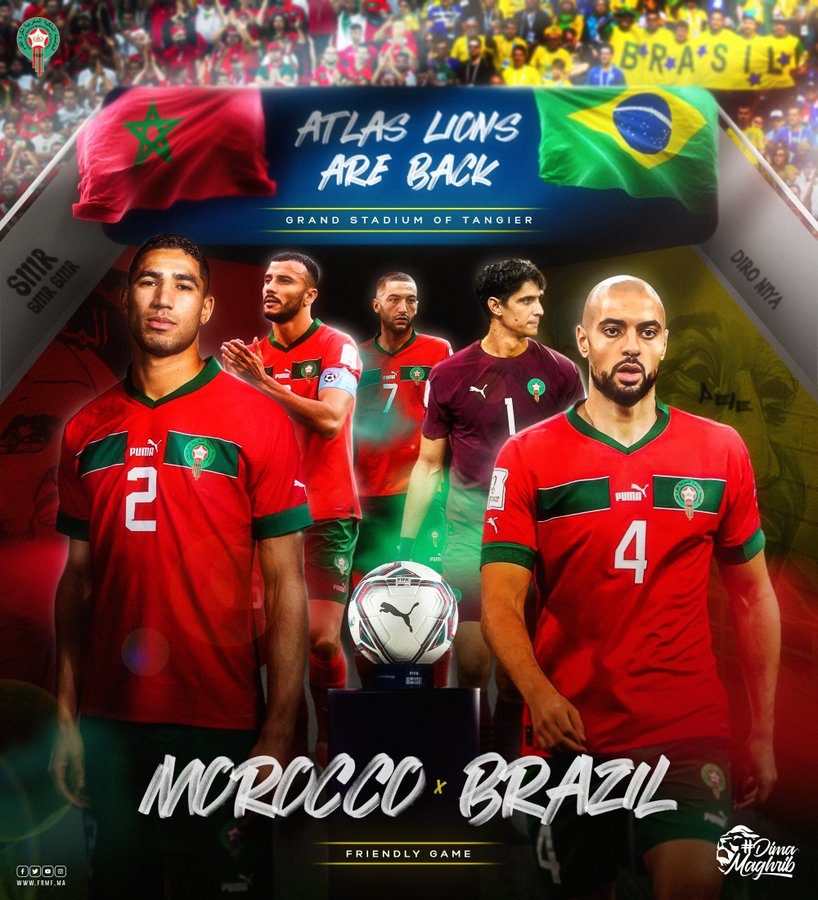 Maroc Vs Brazil 2023 Tickets