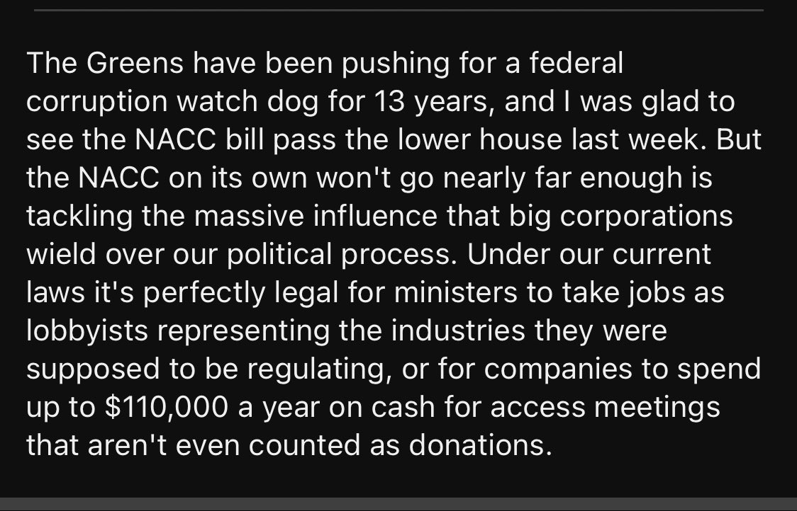 michellecraik's tweet photo. Countries like AUS are taking steps to address the “revolving door between politics and big business.”
We still don’t have a central, independent regulatory body to investigate anti-corruption matters.
Anyone else tired of Canada’s greasy politicians?
https://t.co/VVWkW2cfKT https://t.co/gI87KhCznw