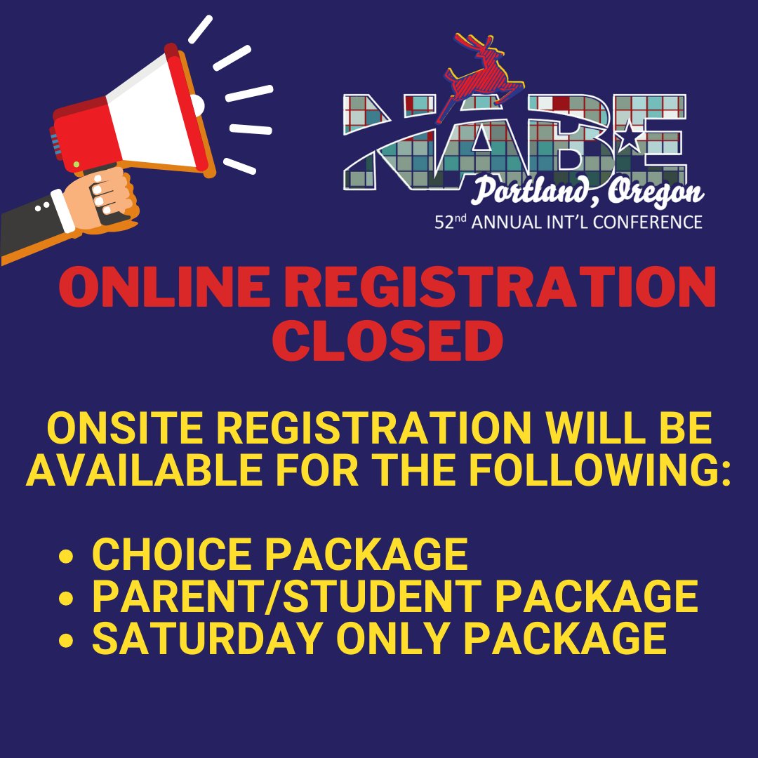 NABEorg's tweet photo. We are so excited about NABE2023 in Portland! Don't miss out, we will have onsite registration. See y'all there! https://t.co/A8F2deLMCD