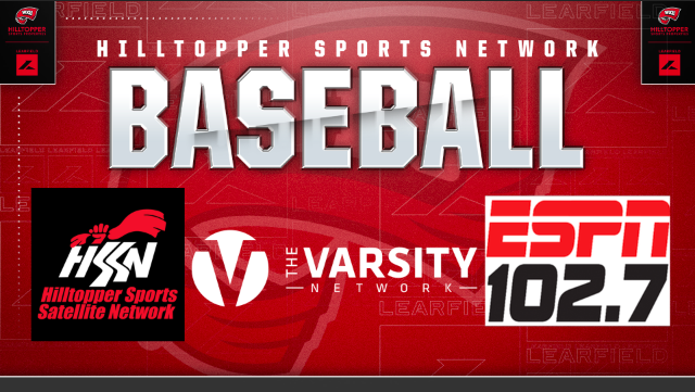 WKULearfield's tweet photo. Opening Day is right around the corner! @WKU_Baseball can be heard on the Varsity Network App, or on @ESPNRadio1027. Select games can also be seen on @HSSNdotORG's Facebook. 

@BradKlein15 and Jeff Younglove will bring you the first series against Dayton starting Friday. https://t.co/8dP3UsqIng