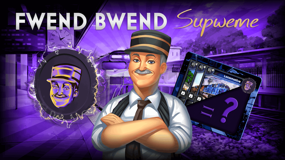 CenturyTrain's tweet photo. Thomas is dishing out 'Supweme' Fwend Blends!

If you find Thomas, you've got a 5% chance of getting a Supweme Token, these can be used to blend any 3 Rare NFTs into a random schema Epic NFT!

Blend Here:
https://t.co/oaj5Npdy6t
@neftyblocks @wax_io #waxp #waxNFT https://t.co/1r8RZS4Mmo