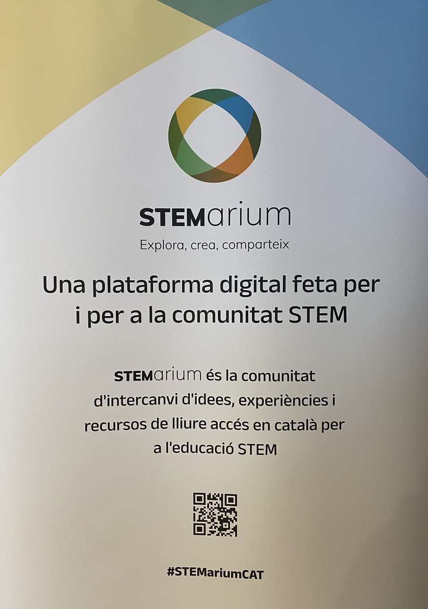 CRPHospitalet's tweet photo. Presentació de l’STEMarium. “Una plataforma digital feta per i per a la comunitat STEM” #STEMariumCAT https://t.co/ieiUy1TKRj
