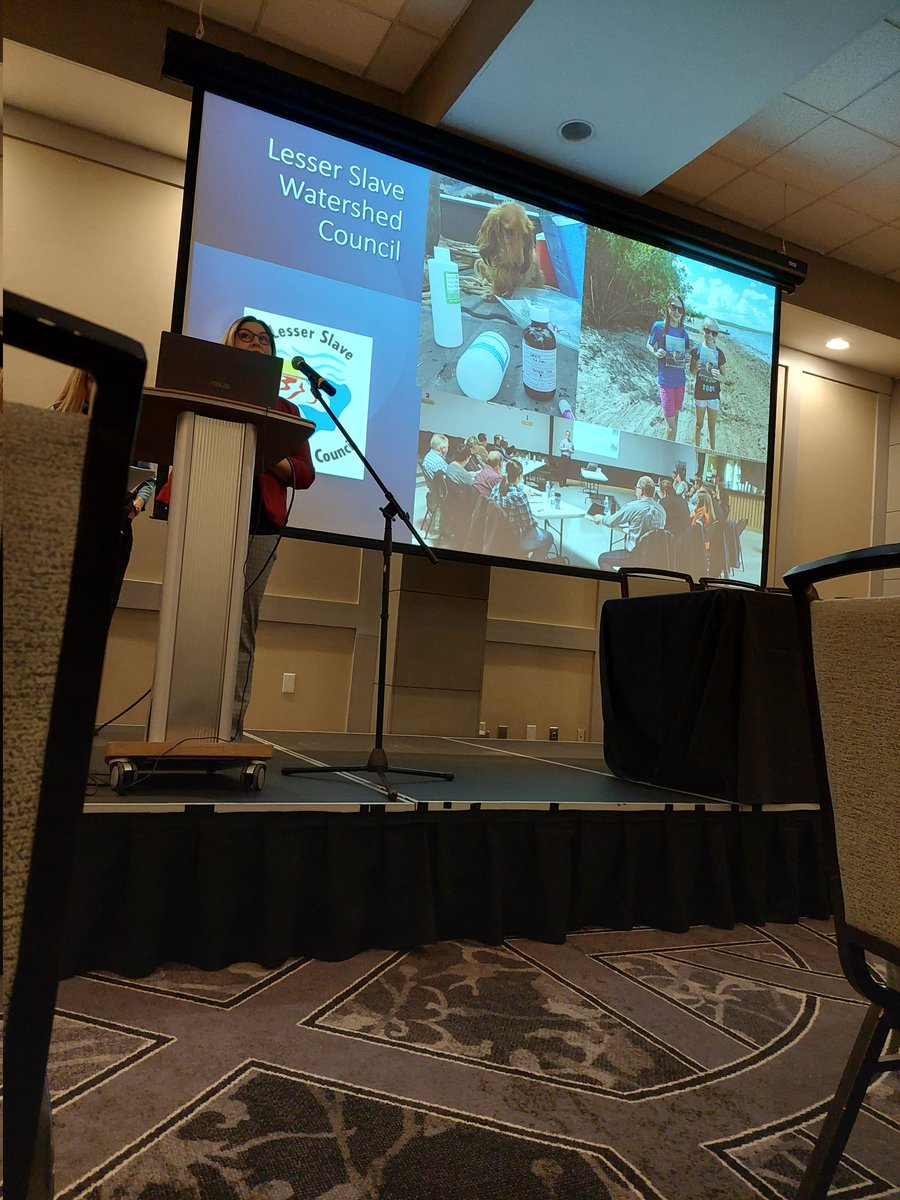 abLSWC's tweet photo. Thank you to our first presenters of the day, the WPAC Managers of the North, Rhonda, Petra and Meghan! Love talking about WPCAs and the work we do!  @mpwa3355 @AWC_WPAC #abwater #northernab #North #conference #event #industry #NGO #education https://t.co/vGwnVqtfKD