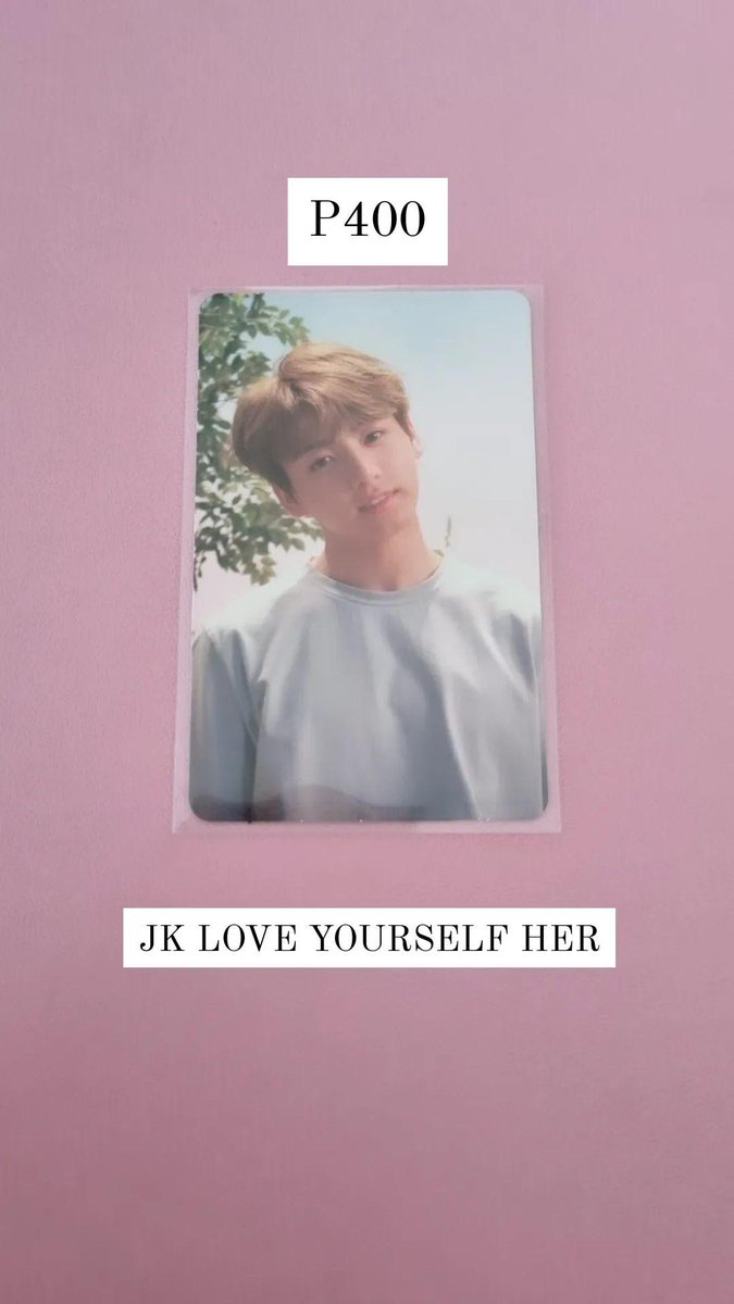 ItsPatMartinez's tweet photo. WTS LFB

JUNGKOOK LY HER O

-payo
-official 
-onhand

P400

#wts #lfb #jungkook #jungkookphotocard #bts https://t.co/P3Jxqaljae