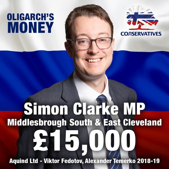 colchlondoner's tweet photo. @SimonClarkeMP @Keir_Starmer @jeremycorbyn @AndrewMarr9 @LouiseEllman Taking money from war criminals - You have got some nerve... https://t.co/rSaDd8Drow