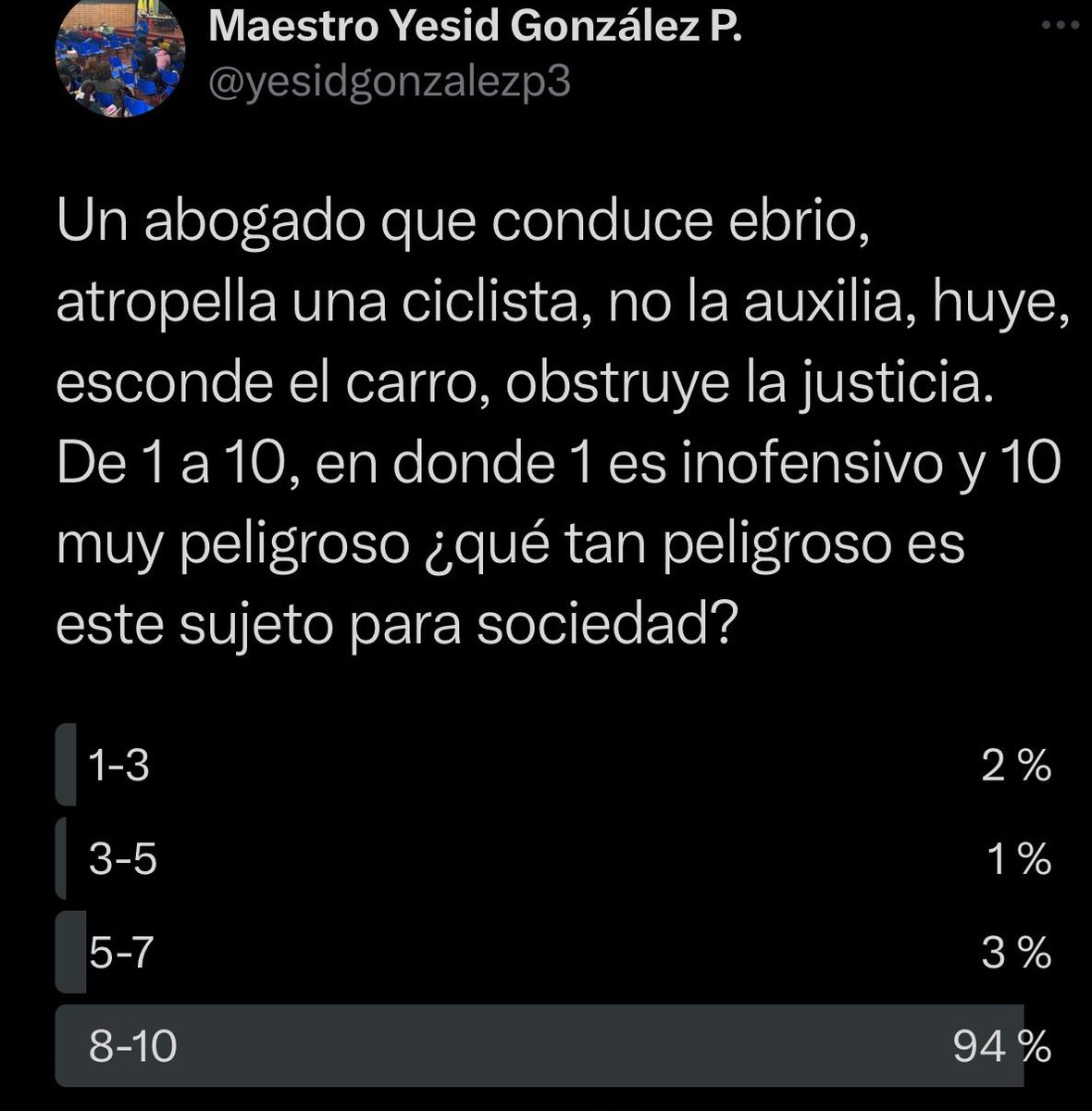DianaMaraBB1's tweet photo. #JusticiaParaLady, conocer la norma, evadirla y obstruir la justicia, muchas razones para exigir #PenaEjemplarParaToncel
@ingridaguirre11 @FiscaliaCol @PGN_COL @migueldelrioabg https://t.co/quxHRTxH1V