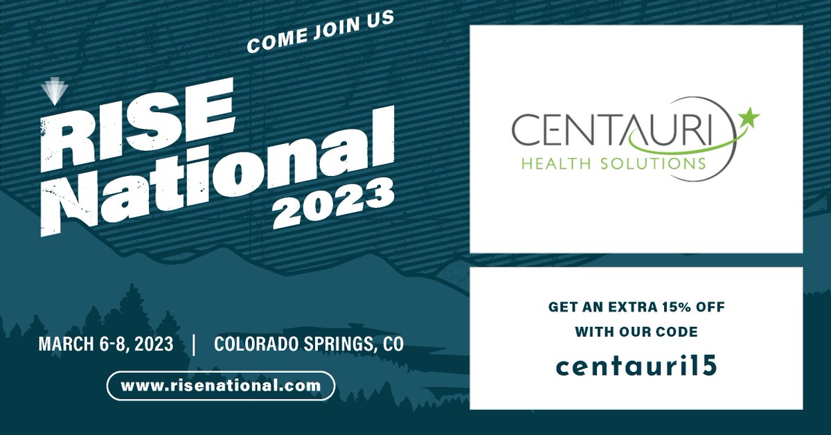 Centauri is a proud platinum sponsor of #RISENational2023! Join us Tuesday afternoon for a lively and interactive session about data hygiene and its critical role in #riskadjustment success. Be sure to stop by the Centauri Health Solutions booth after the session.