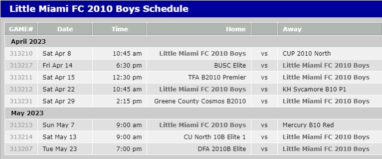 LMFC2010Boys's tweet photo. Here we go…our spring @BPYSLSoccer schedule…almost go time! https://t.co/NKihDU46ti
