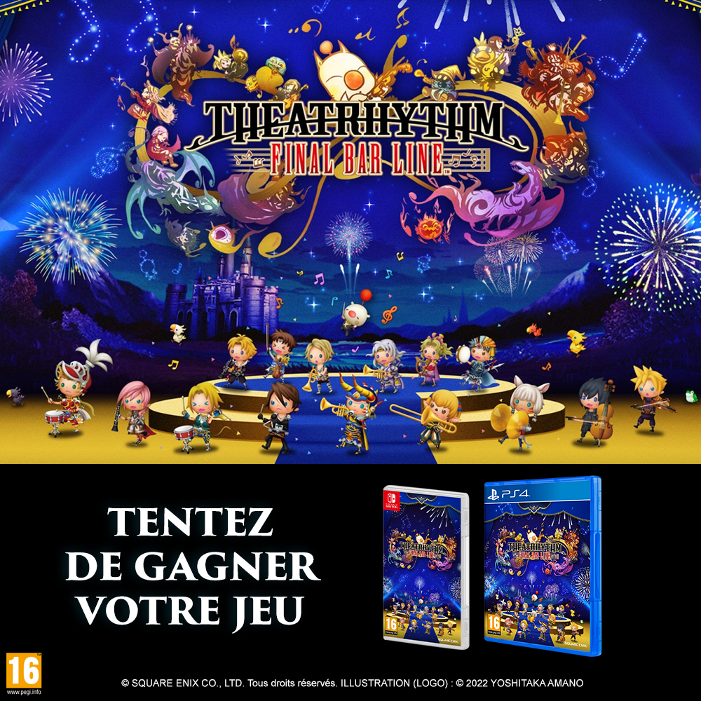 Micromania_Fr's tweet photo. #TheatrhythmFinalBarLine sort demain sur Switch et PS4 ! CONCOURS ⤵️

➡ Like, RT &amp; Follow @Micromania_Fr⁣⁣⁣⁣⁣⁣⁣⁣⁣⁣⁣⁣⁣⁣⁣⁣⁣⁣⁣
➡ Mentionnez un ami en réponse avec #TheatrhythmMicromania⁣⁣⁣⁣⁣⁣⁣⁣⁣⁣⁣⁣⁣⁣⁣⁣⁣⁣⁣

TAS dans une semaine ! https://t.co/4y5vlUweK1