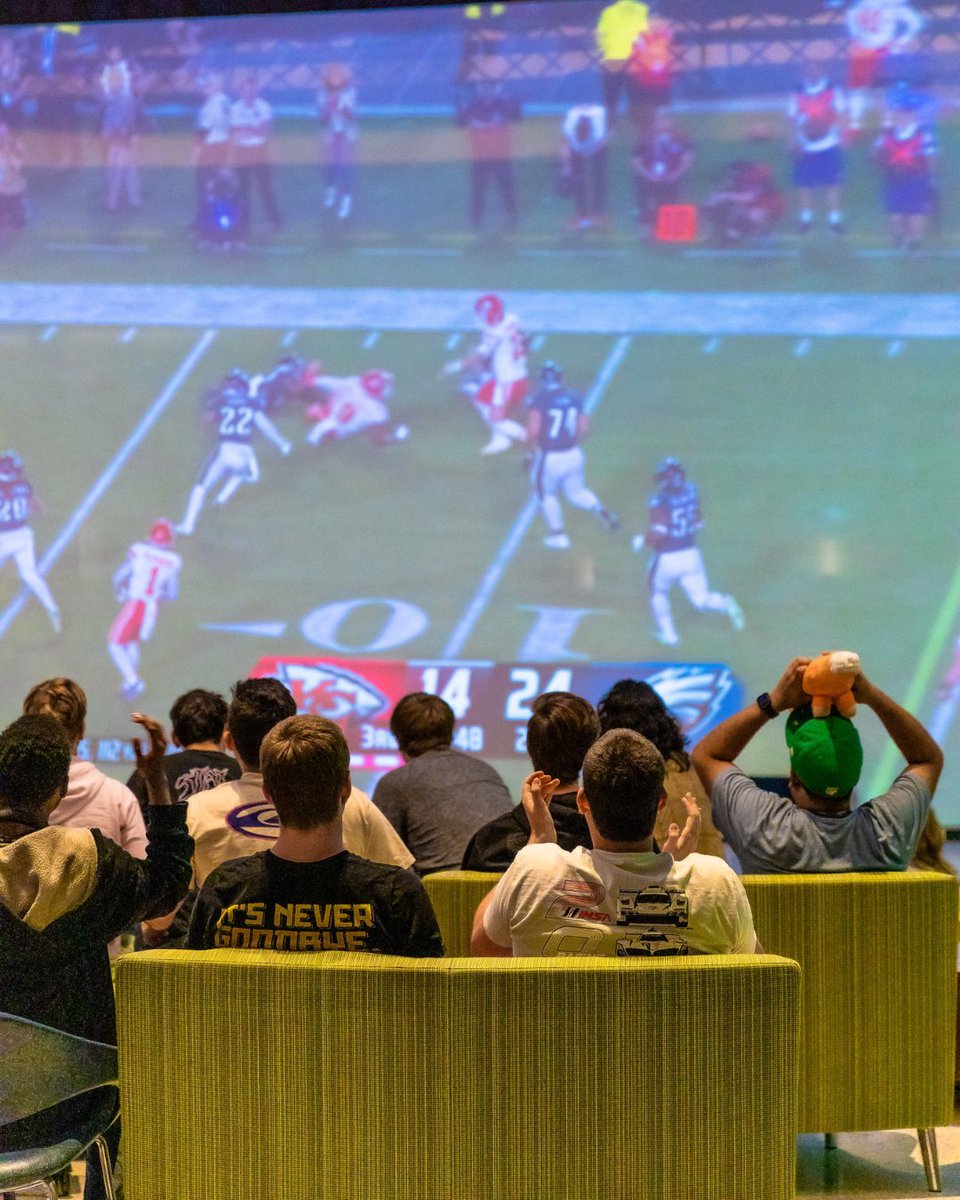 erauengage's tweet image. What a game! 🏈 

Thanks for joining us at the Super Bowl 57 (LVII) Watch Party! 🙌 
@ERAU_Daytona 

#EmbryRiddle #GoERAU #ERAUengage #collegelife #studentlife #watchparty #superbowl