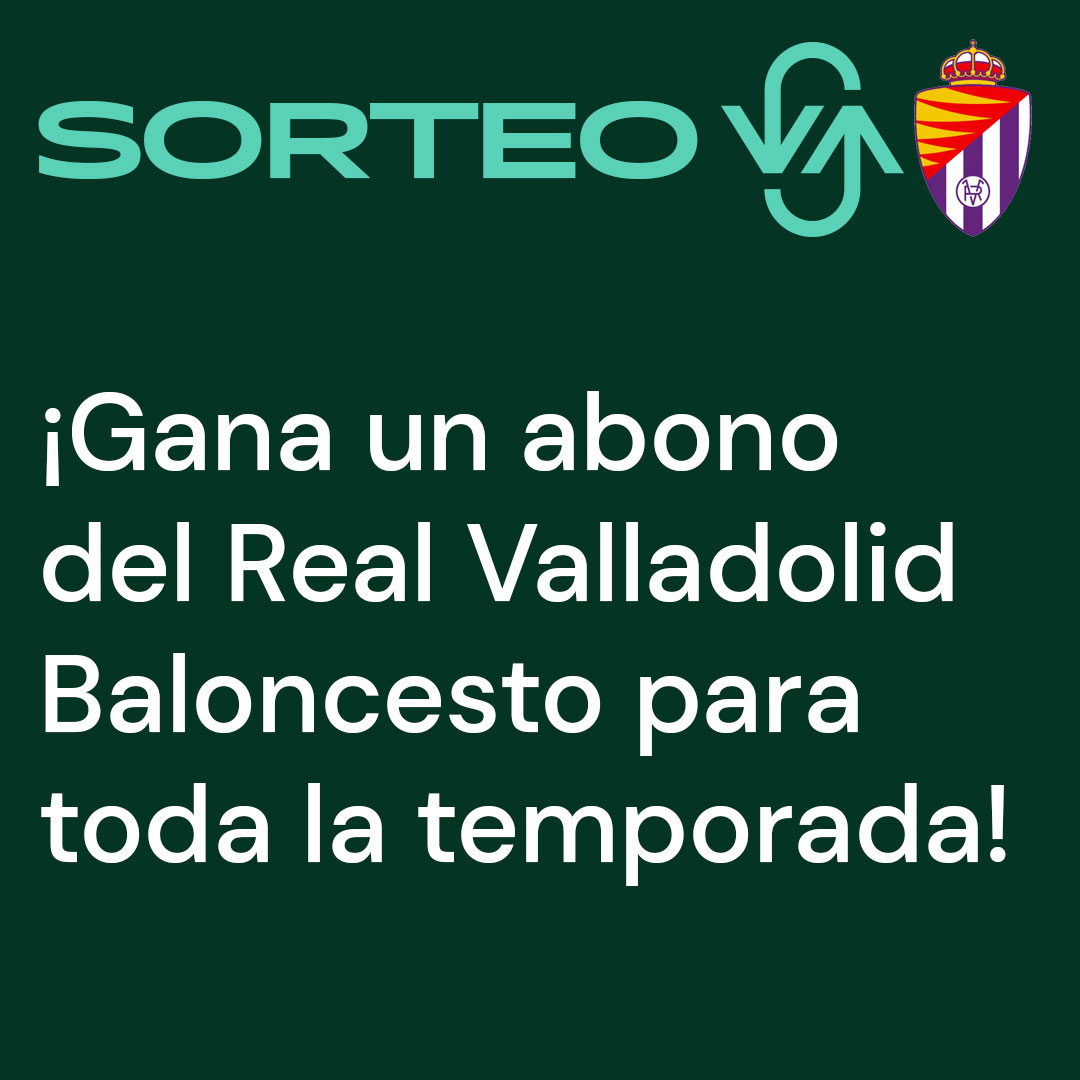AuvasaVLL's tweet photo. 📢 𝐒𝐎𝐑𝐓𝐄𝐎

👉 ¡Gana un abono del @RVBaloncesto para toda la temporada!

Requisitos:
1. Seguir a @AuvasaVLL y a @RVBaloncesto
2. Dar RT a esta publicación
3. Comentar quién crees que será el jugador del @RVBaloncesto más valorado del próximo partido
4. Mencionar a 2 amigos https://t.co/JEmvGrE1yn