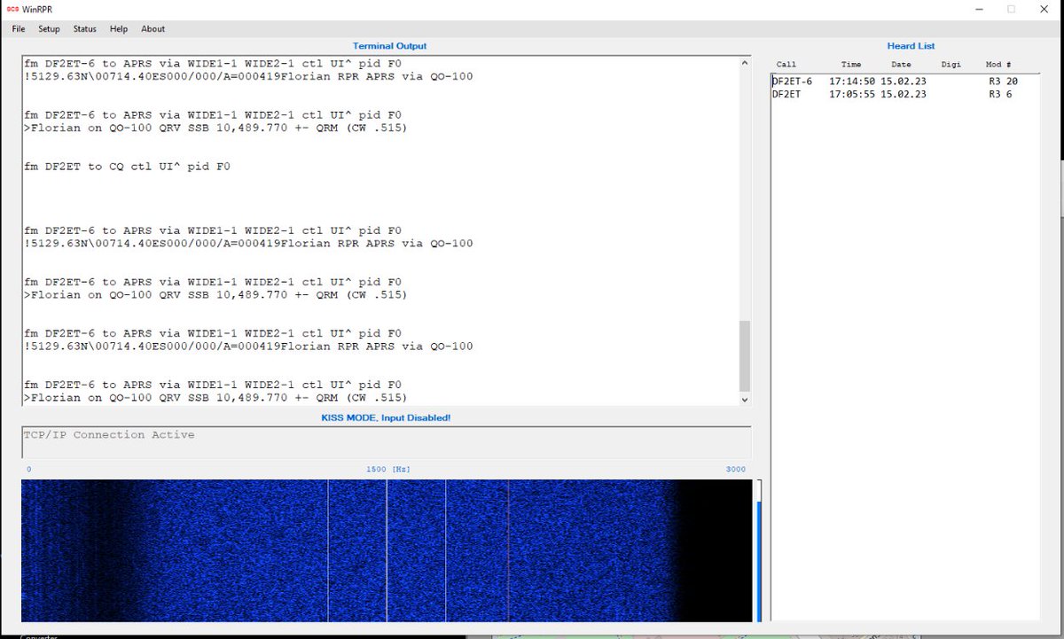 flo_0_'s tweet photo. Testing the #Teensy RPR TNC for robust packet #APRS via #QO10. Neat little piece of board. Makes a nice replacement for the discontinued SCS Tracker.
#hamradio #aprs #robustpacket #qo100 #amsat https://t.co/YP9VGDtBeC