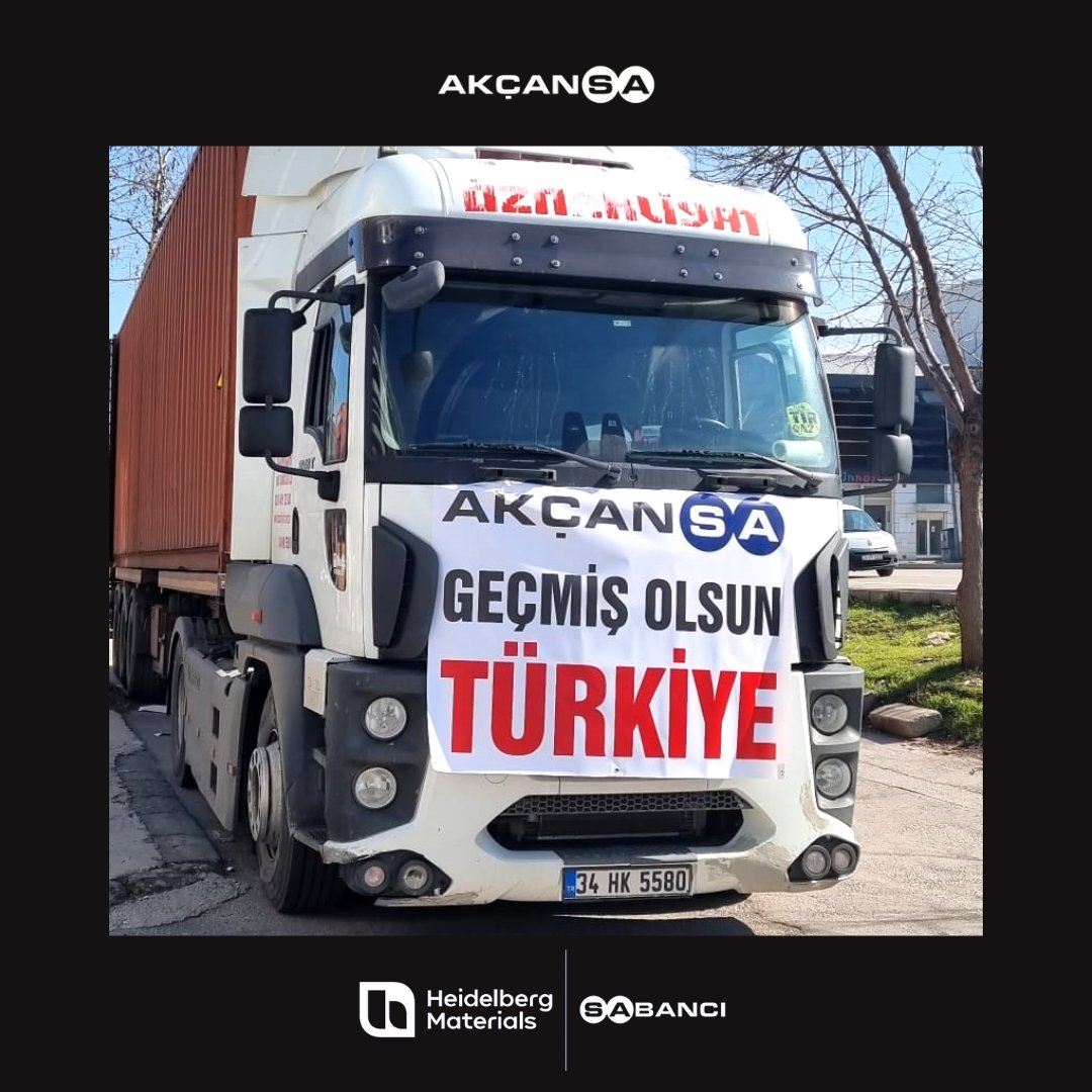 akcansa's tweet photo. Ülkemizi derinden etkileyen depremin yaralarını sarmak için Akçansa olarak deprem bölgesine destek olmaya devam ediyoruz. https://t.co/05eQKX6Qs2