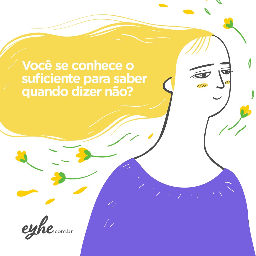 EyheOficial's tweet photo. Diga “não” aos outros e "sim" a si mesmo. A necessidade inconsciente de agradar pode estar afetando a sua saúde mental, autoestima e o seu desempenho na vida. O autoconhecimento é uma das soluções para situações de dúvida. #saúdemental #autoestima ##poderdonão #amesempre https://t.co/XJapNuu4rX