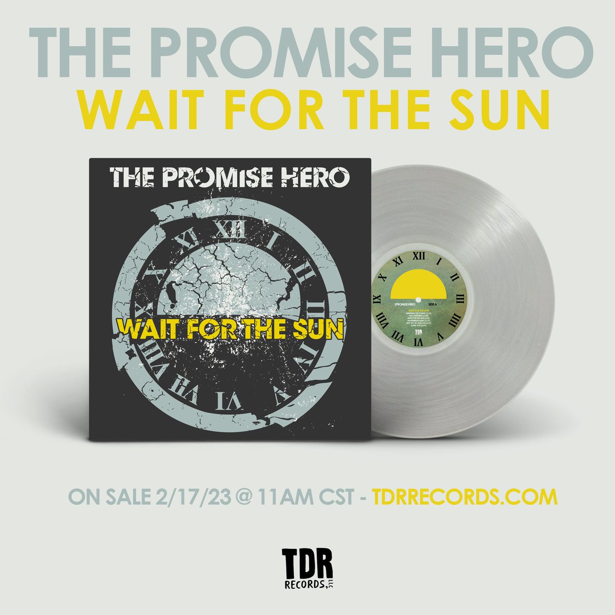 “Wait for the Sun” is coming to vinyl! Thank you to everyone for keeping this alive over the last 15 years. ☀️