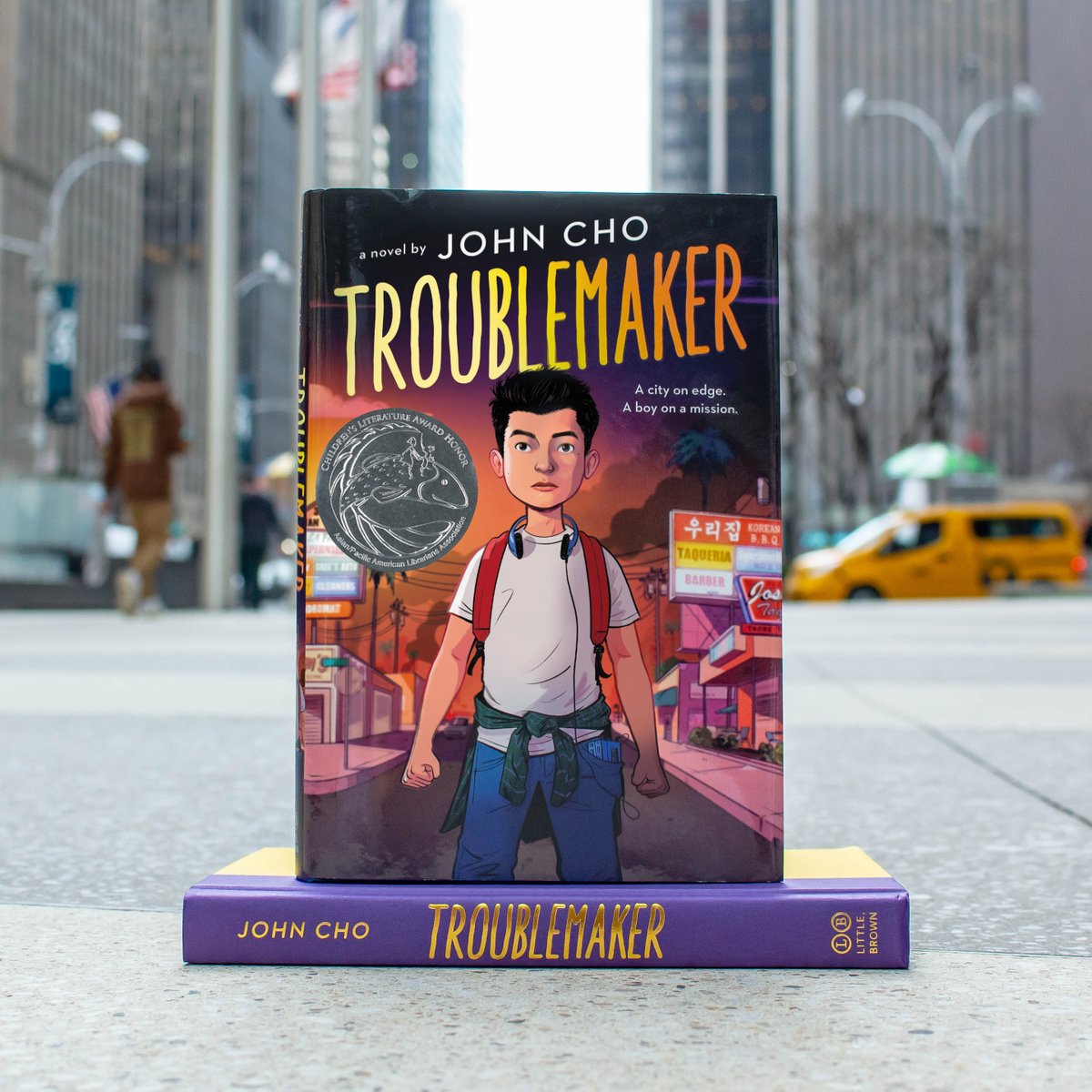 Have you read @JohnTheCho's bestselling TROUBLEMAKER? This Asian/Pacific American Award for Literature Honor Book is unputdownable! (Seriously though, I read it in one heart-pounding sitting.)