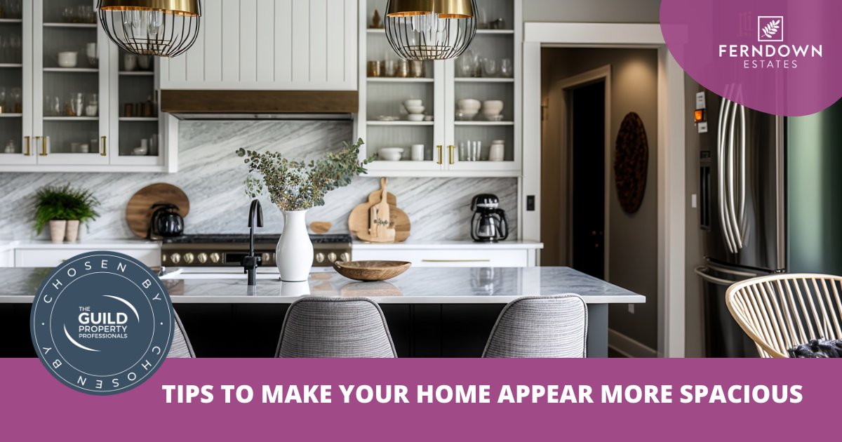 Tips to make your home appear more spacious > bit.ly/3SfR9Kx
#ferndownestates #proudguildmember