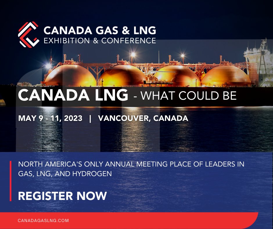 CanadaGasLNG's tweet photo. The world needs #LNG to meet urgent energy security needs and Canada can help supply that demand.
Participate in Canada's only national event dedicated to gas & LNG to drive that ambition forward!
https://t.co/Ram9L6e15Y
#CGLNG #lng #netzero #naturalgas https://t.co/FTvFFGhDE6