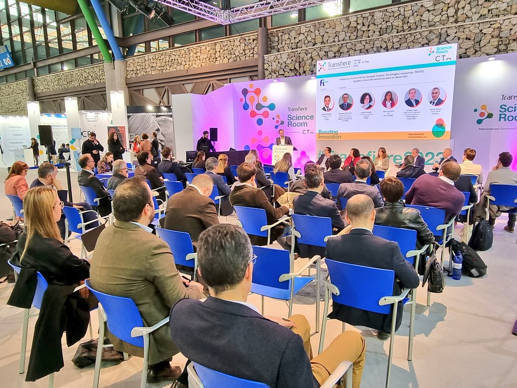 ForoTransfiere's tweet photo. ✅ Mesa redonda "Presente y Futuro de las energías limpias. Tecnologías necesarias, PERTES, ayudas y otras herramientas para su desarrollo" en el espacio #ScienceRoom de #Transfiere2023.
🗣️ Con @FIGroupES, @EnergiaAnd, @Cepsa_ES, @olivoENERGY y @CTAndalucia. https://t.co/rMKdJvZkiA