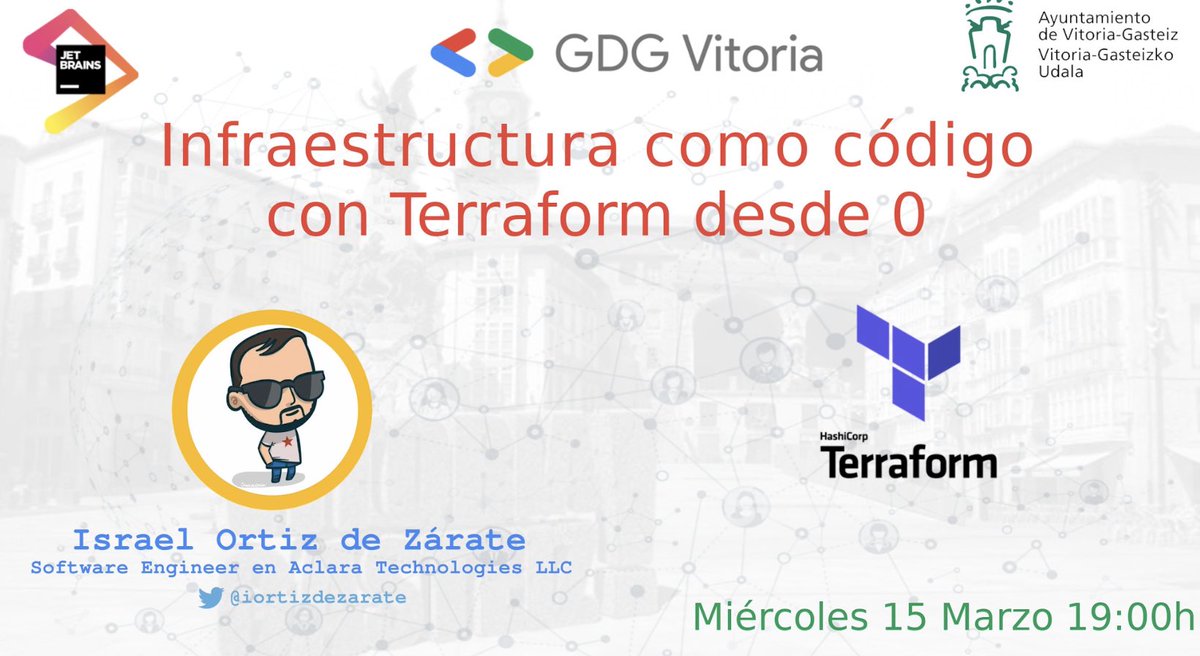 Ya está online el post con la información sobre la charla que daré el 15 de Marzo en <a href="/GdgVitoria/">GDG Vitoria</a>. #IaC, #Terraform y premios para los más rápidos en Kahoot! Para un miércoles… tampoco está mal ¿no? 🍻

🔗 iortizdezarate.com/blog/terraform…

Vente!
