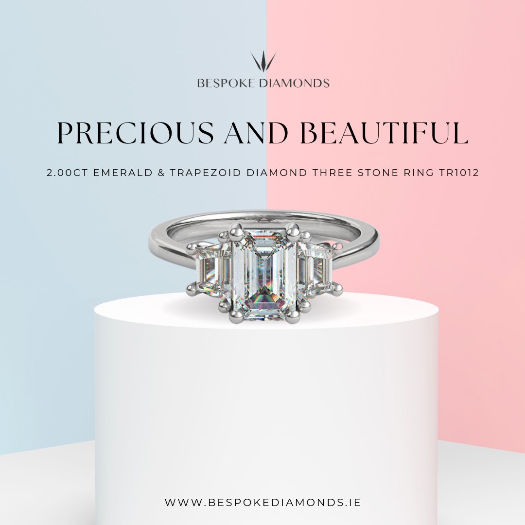 bespokediamonds's tweet photo. 2.00ct Emerald &amp; Trapezoid Diamond Three Stone Ring

Ring Reference: https://t.co/1dVHdzMqgR

#diamondring #engagementring #proposal #weddingring #ringbling #diamondrings #engagementrings #marryme #howheasked #isaidyes #shesaidyes #ido #bespokediamonds #diamond #diamonds #18kgold https://t.co/Qp3epxMHcH