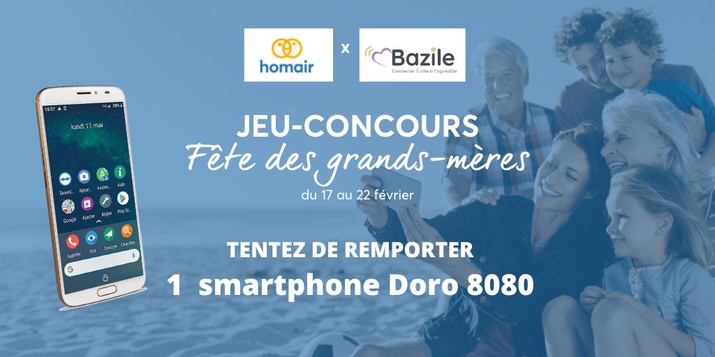 🌷 JEU-CONCOURS FÊTE DES GRANDS-MÈRES 🌷

À l'approche de la fête des grands-mères, nous avons décidé de vous gâter en s'associant avec  , votre allié au quotidien 🥰

Rendez vous sur notre page Facebook pour participer !

#homair #jeuconcours #FêteDesGrandsMères #bazile