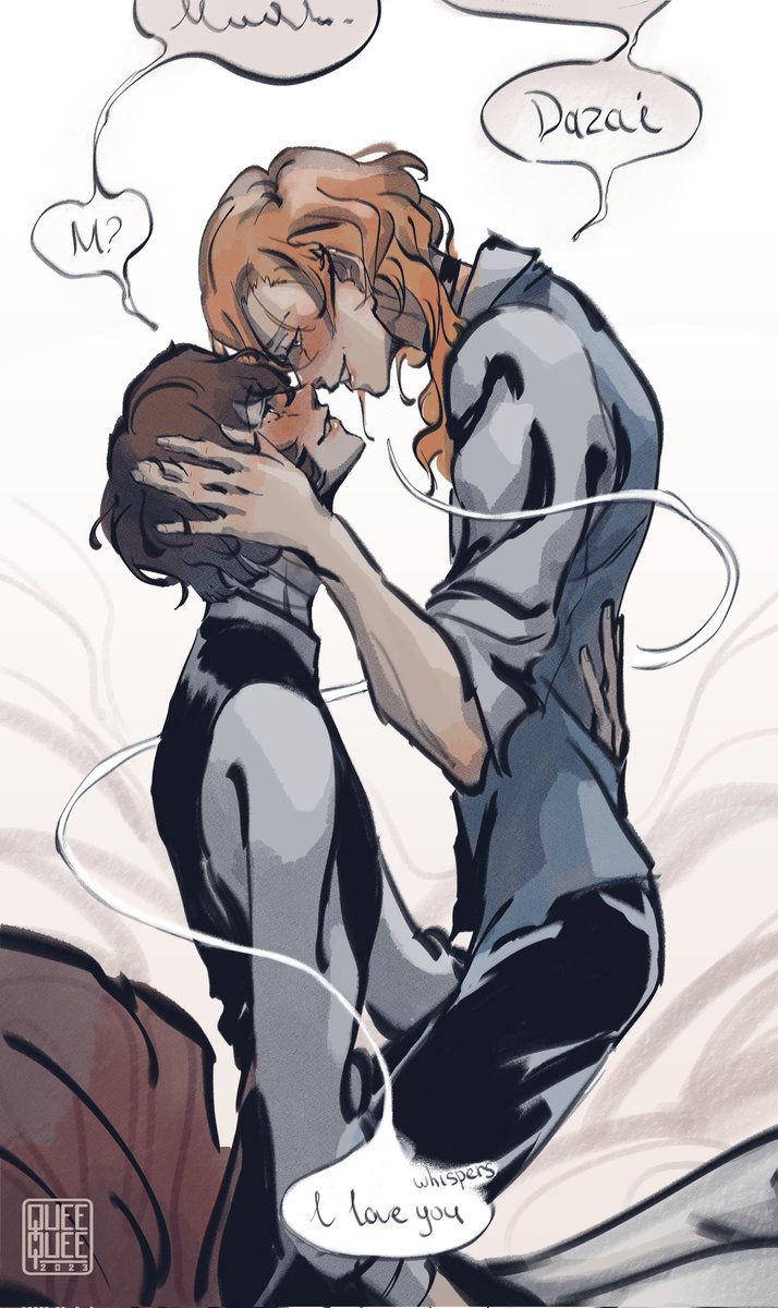 I didn’t finish the second picture last night, so..👉👈 [1/2]
#文スト #太中 #双黒
#bsd #soukoku #skkfluffwk23 #skk