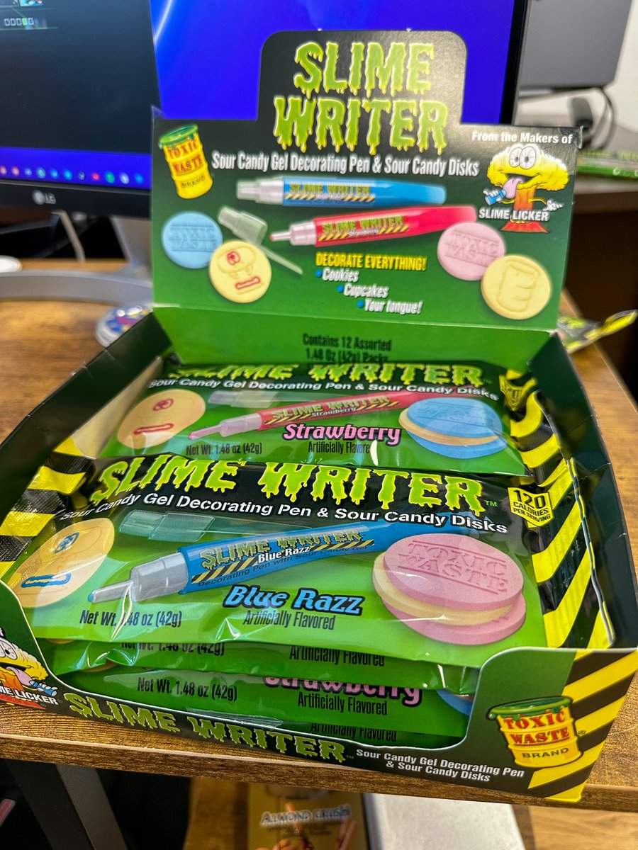 These just came in. Do you want some? #slimelickers #slimewriters #candy #sourcandy