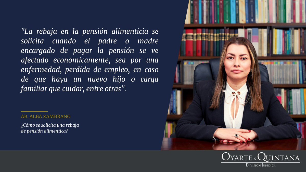 OyQEJ's tweet photo. ¿Necesitas solicitar una rebaja en la pensión alimenticia que pagas mensualmente?

Agenda tu cita sin costo con nuestros especialistas en Derecho Familiar y encontremos una solución a tu problema. 

Contáctanos aquí 👉 https://t.co/kUbrFepLy9 https://t.co/Qe9nlg39Nt