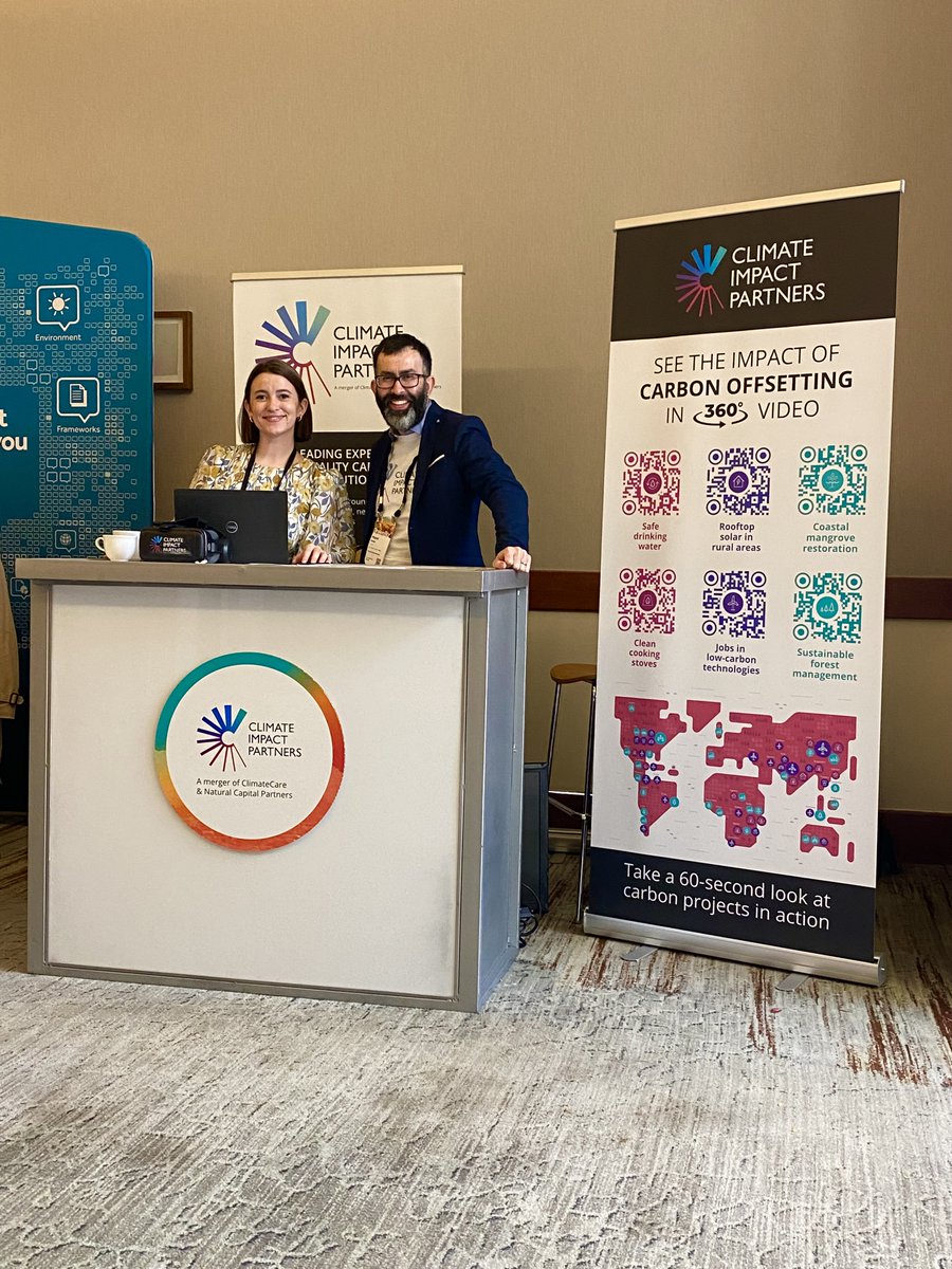 Day 1 highlights from #GreenBiz23: 
➡ Our new CEO <a href="/s_hickok/">Sheri Hickok</a> meeting with clients 
➡ Our team networking with #sustainability leaders and changemakers at our booth - come by today, we’re #402 
➡The insights from sessions on #netzero, supply chains and environmental justice