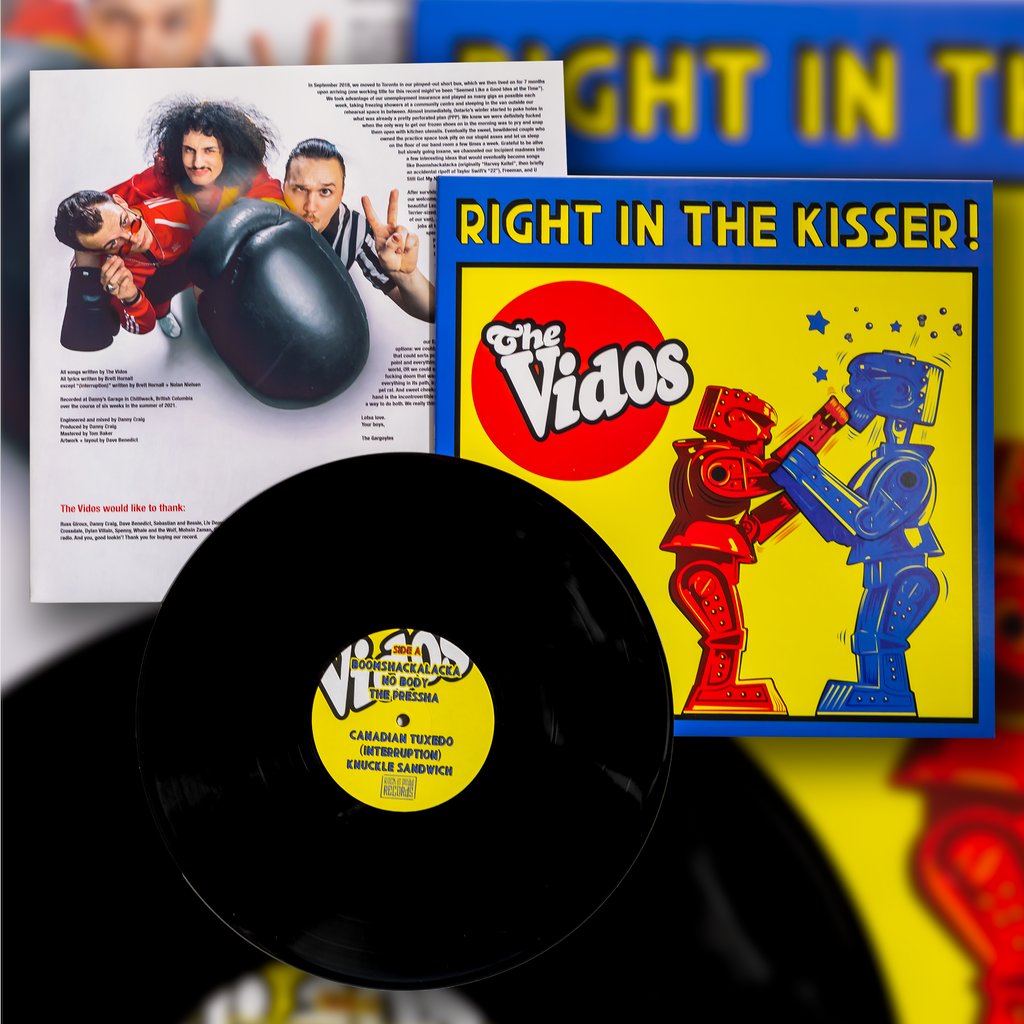 @TheVidosBand are dropping their debut album and first vinyl ‘Right In The Kisser' this Friday! ⚡️

Pre-order here: 604shop.com/products/right… 💿

#604Records #RockIsDeadRecords #TheVidos #UpcomingAlbum #AlbumRelease #SpotifyRock #RockAlbum #Vinyl #VinylAlbum