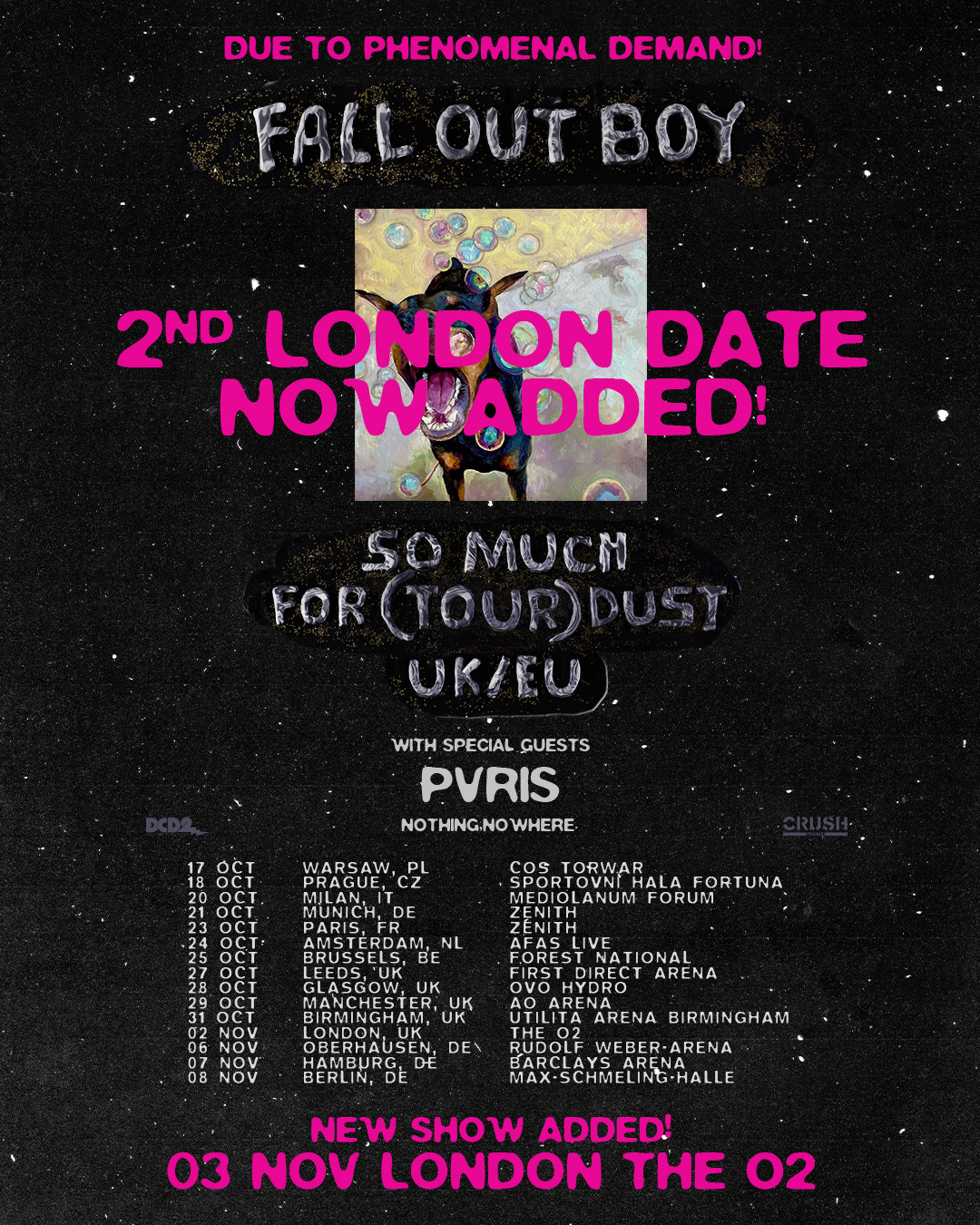 Fall Out Boy on Twitter "London doin' it big! due to overwhelming