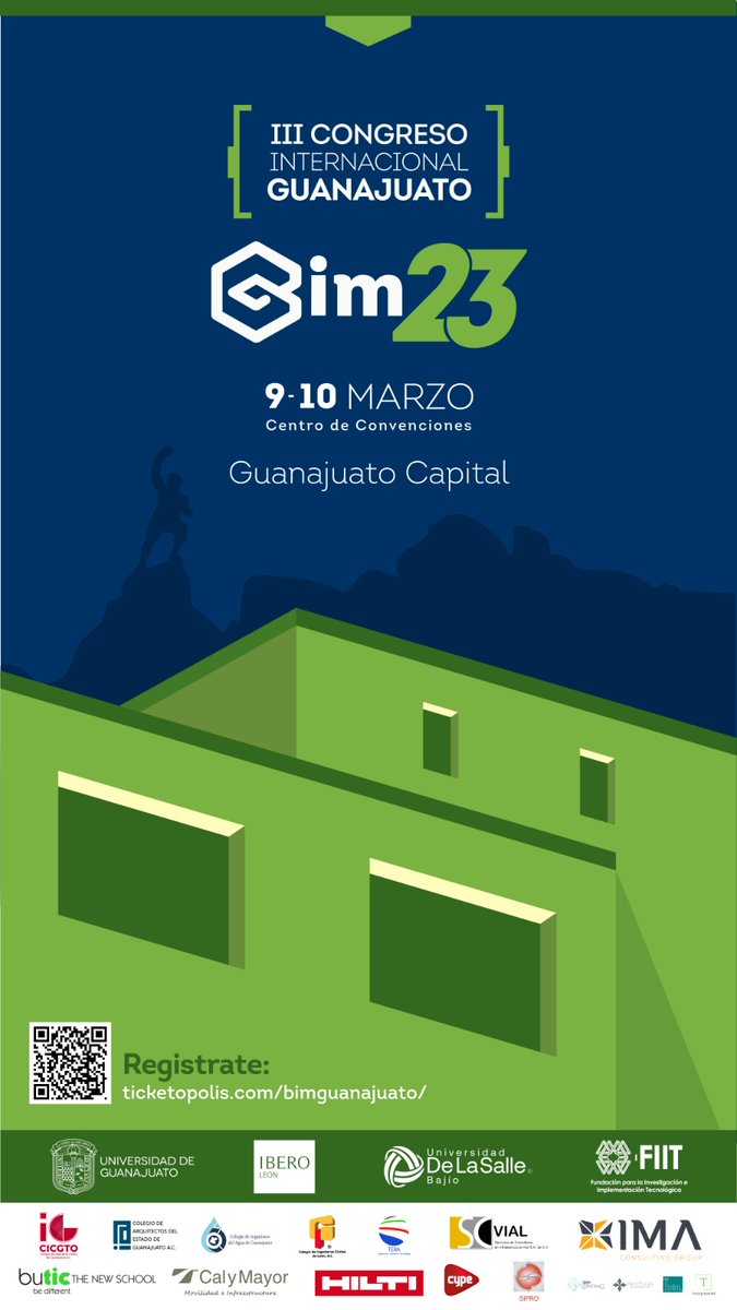 mx_bim's tweet photo. ¿Y Tú ya estas listo para el Congreso Internacional Guanajuato BIM 2023? Sus 12 masterclasses, conferencias, su feria tecno-construye, etc. prometen un gran evento y la oportunidad de generar un interesante networking. Mas info:
https://t.co/YWAk0iQ36m https://t.co/BqqtEYIRtW https://t.co/CiLBy5yWnu