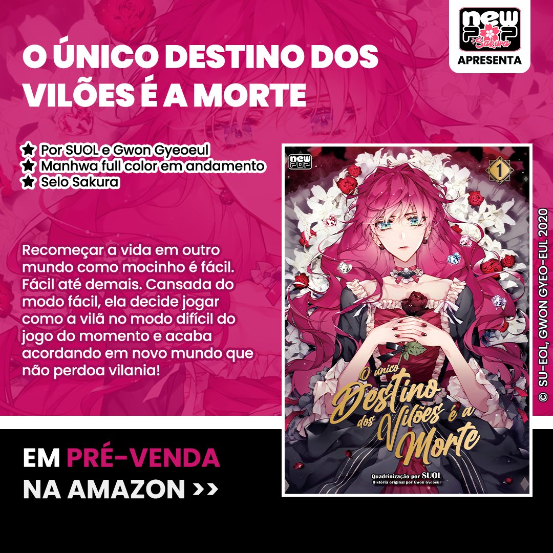 O único Destino dos Vilões é a Morte - NewPOP SHOP