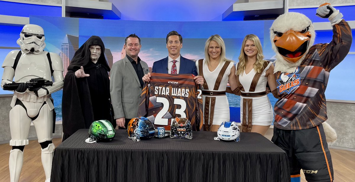 The force is strong with these ones! Thank you for having us on <a href="/CBS8/">CBS 8 San Diego</a> to talk <a href="/SDGullsAHL/">San Diego Gulls</a> Star Wars Night! See you Saturday, San Diego!