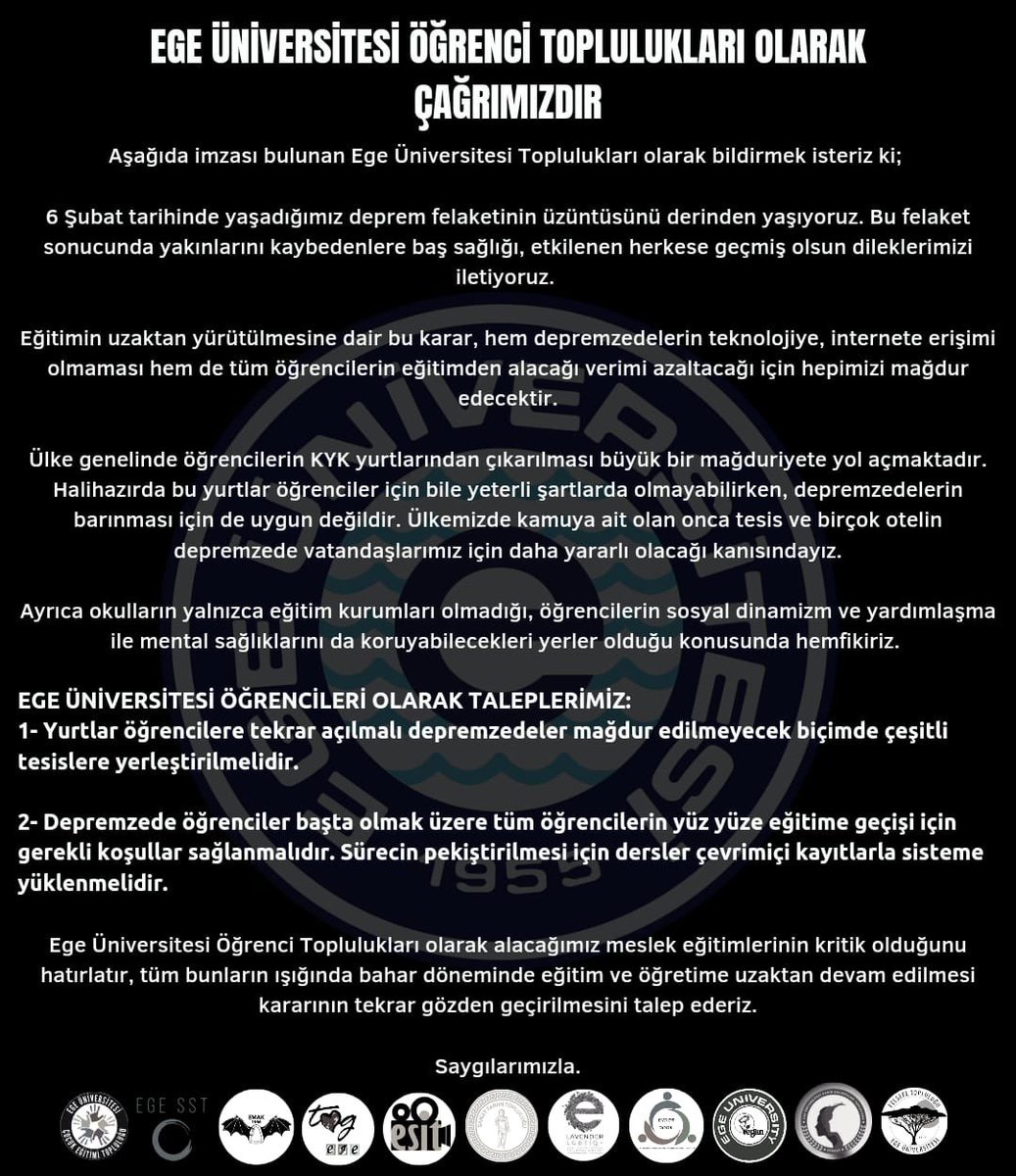 Ecelkim1's tweet photo. @ProfNecdetBudak 
#universitelerkapatılmasın #universitemedokunma  #uzaktaneğitimehayır #UZAKTANEĞİTİMİSTEMİYORUZ https://t.co/Raxfy9Ck0v